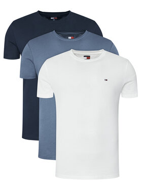 Tommy Jeans Tommy Jeans Komplet 3 t-shirtów DM0DM21579 Kolorowy Slim Fit