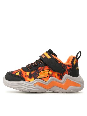 Skechers Skechers Sneakersy Rolden 400124N/BKOR Pomarańczowy