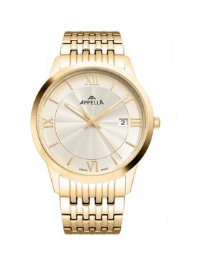 Appella Appella Zegarek L12005.1161Q Złoty