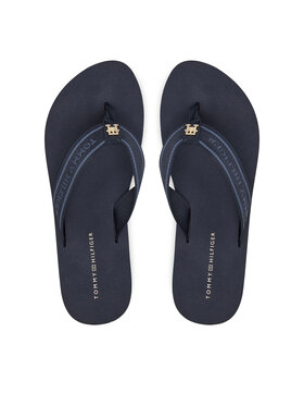 Tommy Hilfiger Tommy Hilfiger Žabky Hilfiger Webbing Beach Sandal FW0FW08515 Tmavomodrá
