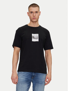 HUGO HUGO T-Shirt Darthy 50537535 Czarny Relaxed Fit