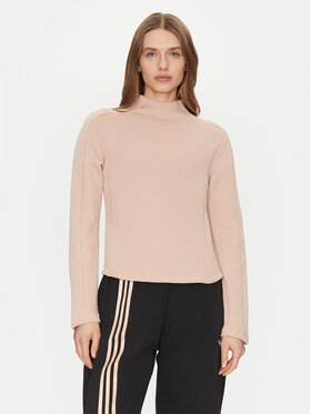 adidas adidas Blúz Structured Interlock JJ0938 Bézs Slim Fit
