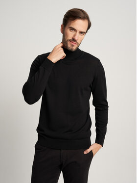 Willsoor Willsoor Sweter 71890 Czarny Regular Fit