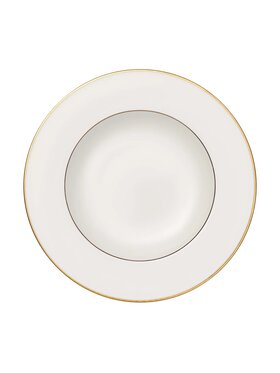 Villeroy & Boch Villeroy & Boch Talerz głęboki Villeroy & Boch Anmut Gold Biały