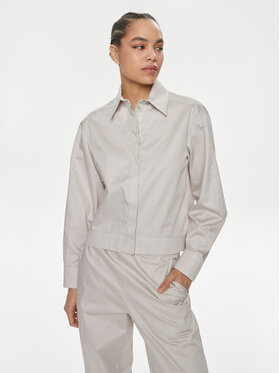 Max Mara Leisure Max Mara Leisure Hemd Dandy 2416111028 Grau Regular Fit
