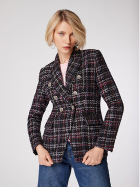 Simple Simple Žakete MKD505-03 Melns Slim Fit