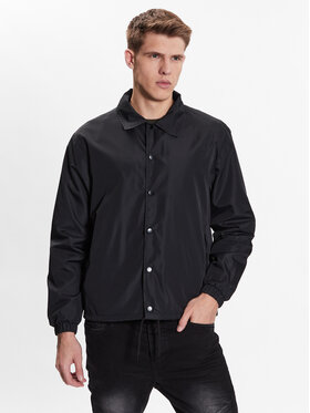 Brave Soul Brave Soul Prechodný kabát MJK-BOND Čierna Regular Fit