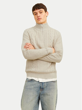 Jack&Jones Jack&Jones Sveter Craig 12260826 Écru Regular Fit