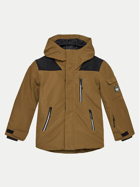 4F 4F Snowboard jakna 4FJWAW24TTJAM538 Smeđa Regular Fit