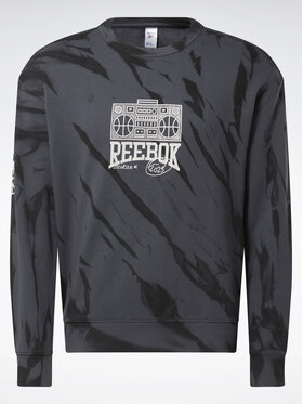 Reebok Reebok Bluza Classics Block Party Crew Sweatshirt HS9178 Szary