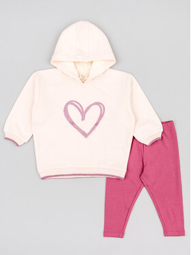 Zippy Zippy Set bluză și leggings ZBGAP0602 23020 Roz Regular Fit