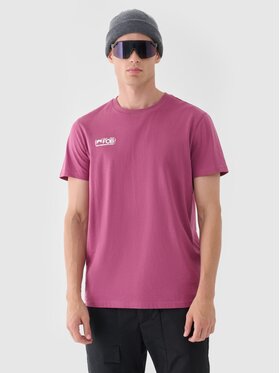 4F 4F T-shirt 4FRAW24TTSHM2602-60S Rosso Regular Fit