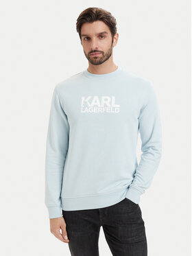 KARL LAGERFELD KARL LAGERFELD Bluza 705780 563917 Niebieski jasny Regular Fit