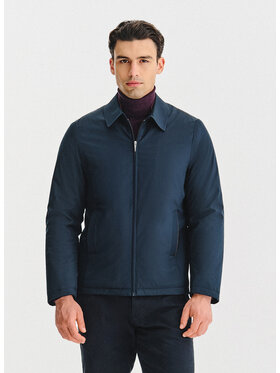 Pako Lorente Pako Lorente Kurtka przejściowa P25WF-5X-002 Granatowy Classic Fit