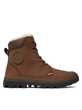 Palladium Palladium Schnürstiefeletten Pampa Sport Cuff Wps 72992-291-M Dunkelbraun