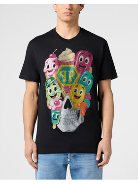 PHILIPP PLEIN PHILIPP PLEIN T-Shirt 30614 Czarny Regular Fit