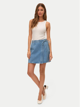 Vero Moda Vero Moda Φούστα τζιν Liza 10332535 Μπλε Regular Fit