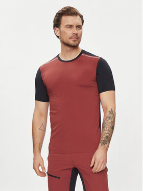 CMP CMP Cyklistické tričko 34N7917 Hnedá Slim Fit