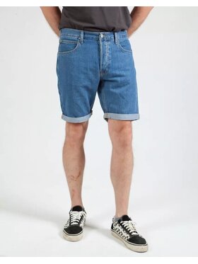Lee Lee Szorty jeansowe 5 POCKET SHORT Niebieski Regular Fit