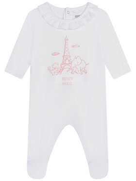 Kenzo Kids Komplet Majica In Kratke Hlače K98101 Bela Regular Fit