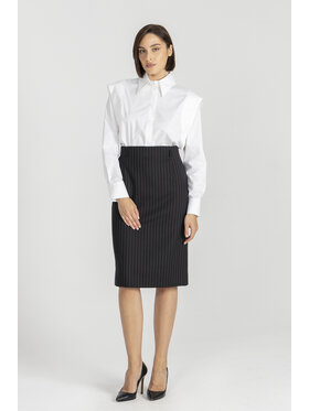 Deni Cler Milano Deni Cler Milano Spódnica ołówkowa W-DC-7051-E5-G6-91-1 Czarny Regular Fit