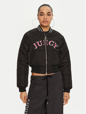 Juicy Couture Juicy Couture Bomberjacke Kelsey JCOIJ224557 Schwarz Regular Fit