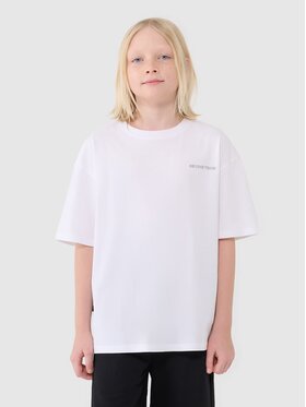4F 4F T-Shirt 4FJWSS25TTSHM2184-10S Biały Oversize