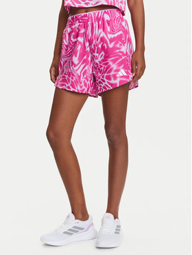 adidas adidas Sportovní kraťasy Train Essentials Allover Print Workout JE8692 Fialová Regular Fit