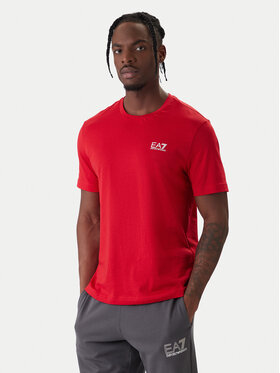 EA7 Emporio Armani EA7 Emporio Armani T-Shirt 8NPT25 PJVPZ U5072 Červená Regular Fit