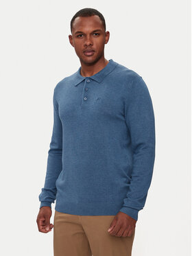 Lindbergh Lindbergh Tricou polo 30-800144 Albastru Regular Fit