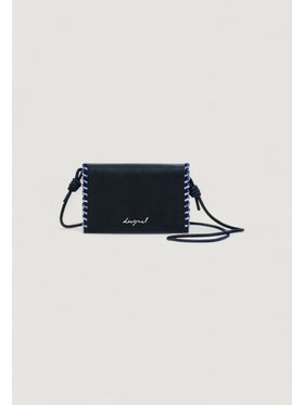Desigual Desigual Μεγάλο Πορτοφόλι Γυναικείο MONE_CAPSULE TINY ZIP_MAT Μαύρο
