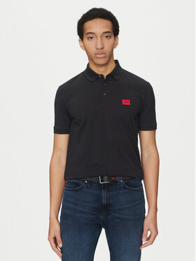 HUGO HUGO Polokošeľa Dereso232 50490770 Čierna Slim Fit