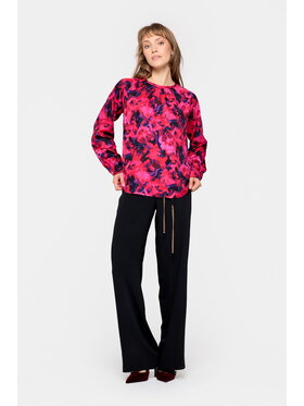 EMOI EMOI Bluzka elegancka w zjawiskowych kolorach Różowy Feminine Fit