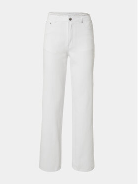 Edited Edited Дънки Aya Бял Straight Fit