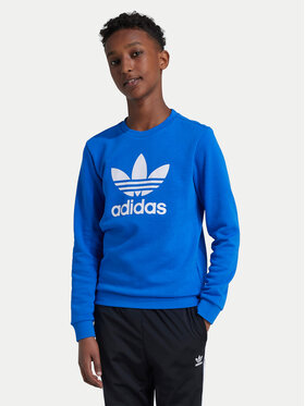 adidas adidas Majica dugih rukava Trefoil IY7438 Plava Regular Fit
