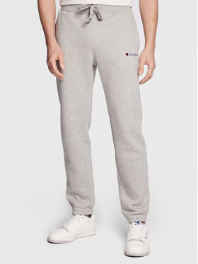 Champion Champion Teplákové nohavice Small Embroidery Script 218294 Sivá Regular Fit