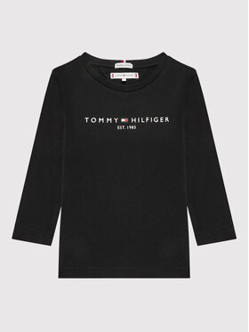 Tommy Hilfiger Tommy Hilfiger Blūze Essential KS0KS00202 D Melns Regular Fit