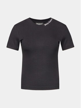 Juicy Couture Juicy Couture Тишърт JCCCT123802 Черен Slim Fit