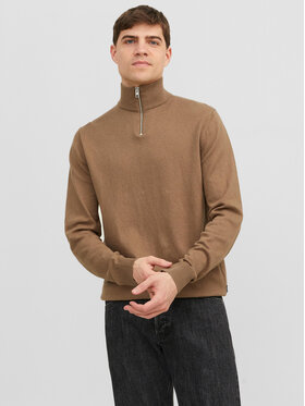 Jack&Jones Jack&Jones Džemperis 12189339 Brūns Regular Fit