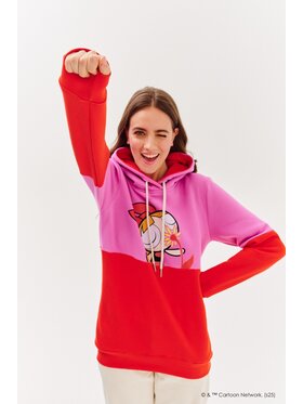 NAOKO NAOKO Bluza Blossom Bubblegum Czerwony Regular Fit
