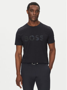 BOSS BOSS Tričko Glamping 50537834 Tmavomodrá Regular Fit