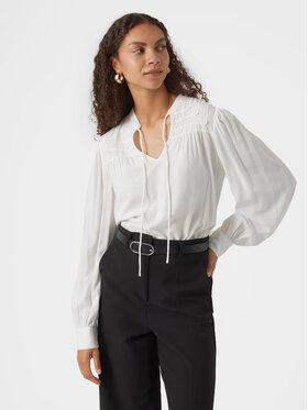 Vero Moda Vero Moda Blusa Bumpy 10300602 Bianco Regular Fit