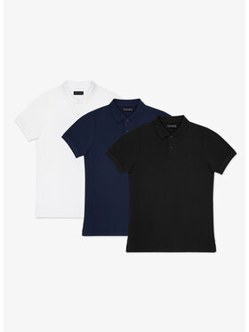 Pako Lorente Pako Lorente Komplet 3 koszulek polo P25SF-TX-003 Kolorowy Classic Fit