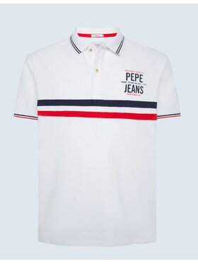 Pepe Jeans Pepe Jeans Polokošile PM541663 Bílá Regular Fit