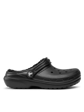 Crocs Crocs Iešļūcenes Classic Lined Clog K 207010 Melns
