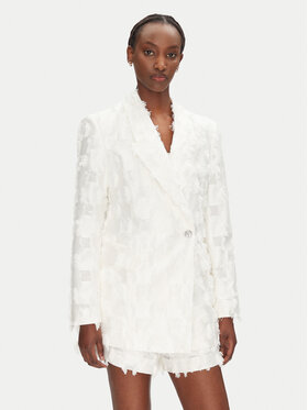 Bruuns Bazaar Bruuns Bazaar Giacca da abito Fuksa BBW4564 Bianco Regular Fit