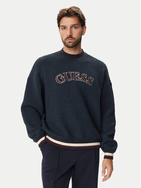 Guess Guess Μπλούζα Z6BR02 Z1741 Σκούρο μπλε Oversize