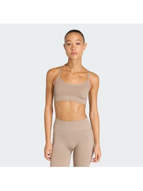 adidas adidas Biustonosz sportowy 159203 Brązowy