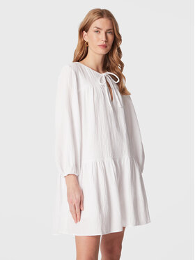 Seafolly Seafolly Sukienka letnia Fallow 54870-CU Biały Relaxed Fit