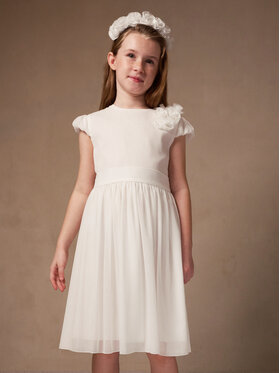 minimi minimi Sukienka elegancka C6 Écru Regular Fit